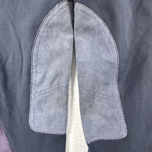 Dover Saddlery Equestrian Riding Breeches Pants Womens 26 Navy Suede Stretch - Picture 5 of 9